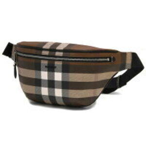 Burberry CASON belt bag waist hip check birch brown multicolor ML